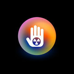 Poster - Radioactive Area - App Button