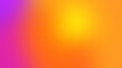Bright colours gradient background with smooth big rounded yellow orange accent shape