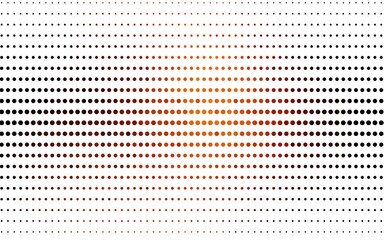 Poster - light yellow, orange vector backdrop with dots.