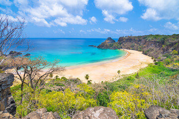 Wall Mural - Sancho Beach -  elected four times the most beautiful beach in the World - Fernando de Noronha Island - Brazil