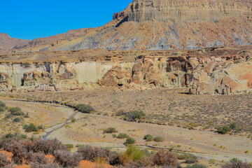 Wall Mural - A stream flowing through the desert in southern Utah