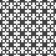 © vector_master - Abstract Cross Pattern Dots Logo generative computational art illustration
