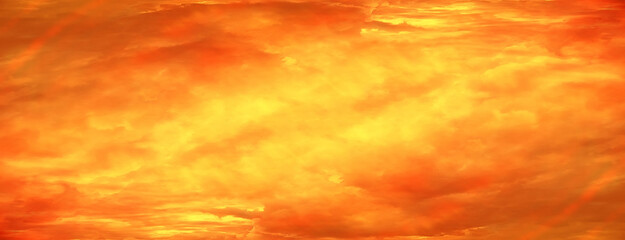 Wall Mural - orange sky universe swirling abstract background