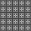 © vector_master - Abstract Cross Pattern Dots Logo generative computational art illustration