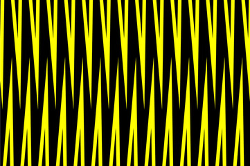 Wall Mural - Simple striped background - black and yellow - vector pattern