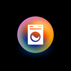 Canvas Print - Laundry - App Button