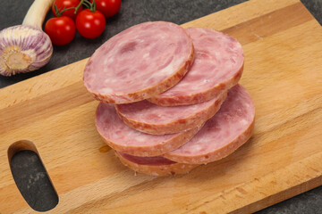 Natural ham made from pork