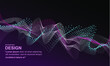 © Sopan - Abstract wave element for design. Digital frequency track equalizer. Stylized line art background. Vector