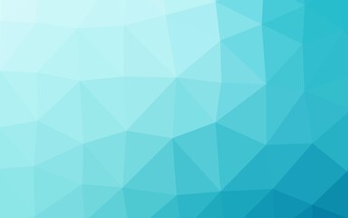 Wall Mural - Light BLUE vector abstract mosaic backdrop.