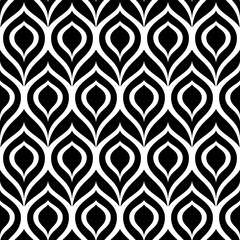 Poster - geometric seamless pattern. stylish floral texture. simple floral design prints. abstract geometric 