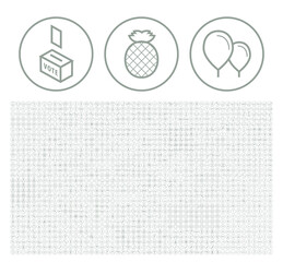 Fototapete - Set of 1500 High Quality Universal Icons . Isolated Vector Elements