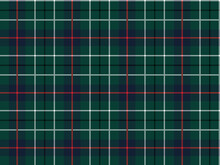 Seamless Green And Red Vector Tartan Check Pattern