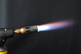Fototapeta  - flame of a gas torch