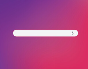 Poster - Voice search bar vector template