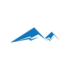 Wall Mural - Mountain logo vector icon