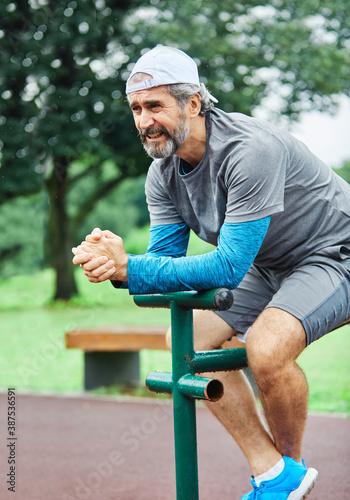 senior man running exercising sport fitness active fit healthy jogging runner jogger sport health lifestyle