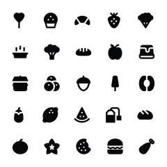 Poster - 
Food and Drinks Vector Icons 6
