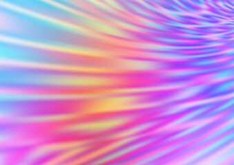 Fototapete - Light Multicolor, Rainbow vector blurred shine abstract background.