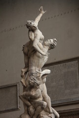 Statue auf dem Piazza della Signoria in Florenz