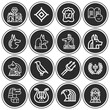 16 pack of moses  lineal web icons set