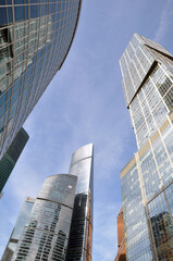 High-rise buildings of the Moscow business center Moscow - city