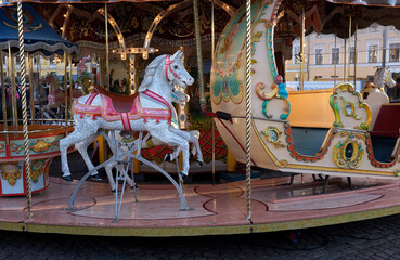 traditional christmas carousel