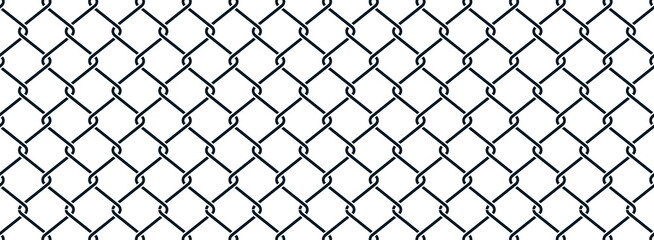Poster - Fence black geometric background texture - stock vector