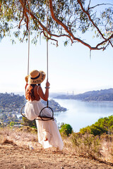 A Girl on the Swing