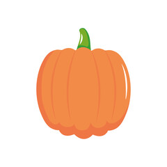 Canvas Print - pumpkin vegetable icon, flat style