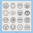 © Nana - Simple set of jealousy related lineal icons.