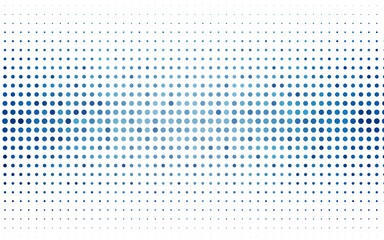 Poster - light blue vector pattern with spheres.