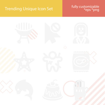 Simple set of delay related filled icons.