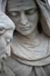 Mary holds the body of her son in this beautiful Victorian cemetery pieta.