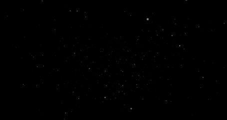 Wall Mural - 3d illustration realistic overlay twinkling sparkling stars space in isolated black night sky