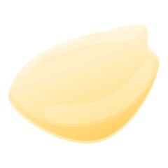 Poster - Tasty sunflower seed icon. Cartoon of tasty sunflower seed vector icon for web design isolated on white background