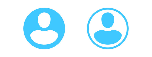 Poster - profile, user icon, User profile login or access authentication icon, account sign for apps and websites