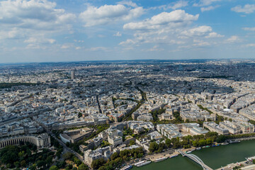 Wall Mural - Paris Cityscape from the Eiffel tower