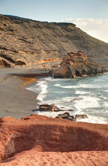 Sticker - El Golfo, Lanzarote, HDR Image