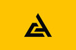 Professional Innovative Initial AC logo and CA logo. Letter AC CA minimal elegant Monogram. Premium Business Artistic Alphabet symbol and sign