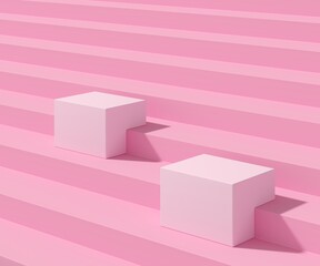 Poster - abstract background, mock up scene with geometry shape for product display. 3d rendering