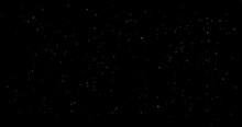 3D Illustration Realistic Overlay Twinkling Sparkling Stars Space In Isolated Black Night Sky