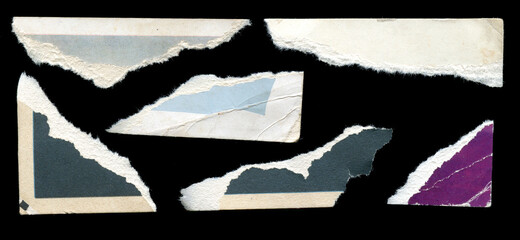 Old vintage torn paper texture