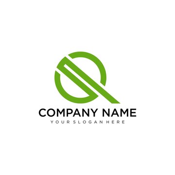 Letter Q line logo design. Linear creative minimal monochrome monogram symbol. Universal elegant vector sign design. Premium business logotype. Graphic alphabet symbol for corporate business identity