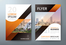 Annual Report Brochure Flyer Design, Leaflet Presentation, Book Cover Templates, Layout In A4 Size. Vector.