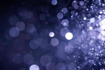 Abstract Purple bokeh defocus glitter blur background.