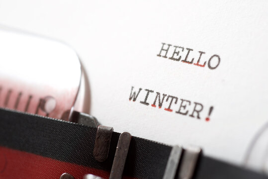 Hello winter phrase