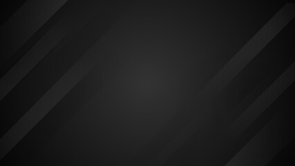 Wall Mural - abstract geometric tech oblique dynamic lines with the black background and blank space for text vec