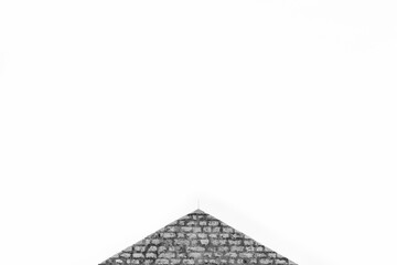 pyramid isolated on white background