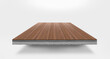 © noppadon - Cross section image of wood paving on concrete.