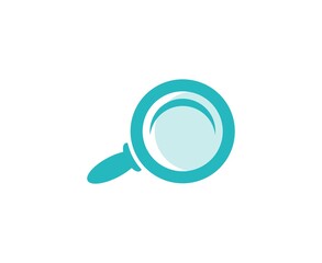 Sticker - Magnifying glass logo
